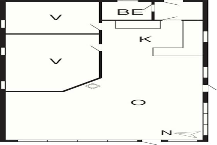 6 Person Holiday Home In Nibe Exteriör bild
